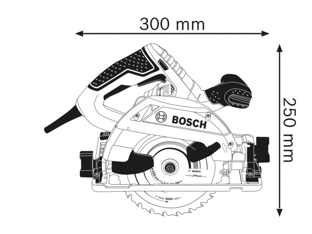 Ročna krožna žaga Bosch GKS 55+ GCE, 0601682100